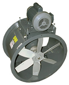 Model B – Tube Axial Duct Fan – Belt Drive - B24-1 | Americraft - Americraft Manufacturing
